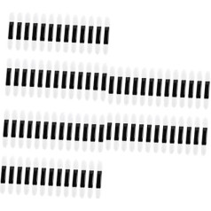 Healeved Pack of 300 Eyeshadow Applicators with Sponge Tip for Eyeshadow Foam Sponge Eye Makeup Brush Sponges Makeup Pen Face White Women