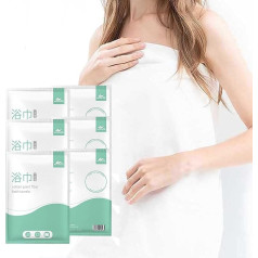 SZLYTYUN 6 Pack Disposable Bath Towels Shower Bath Body Large Towels for Business Travel Portable 27.5 x 53 Inch