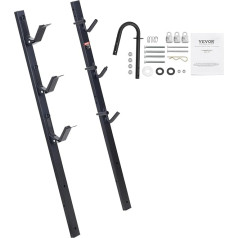 VEVOR Grass Trimmer Holder Weed Eater Rack Vertical Max. Load Capacity 30kg (3 Slots)/10kg (1 Slot) Grass Trimmer Trimmer Stand for Your Gardening, Landscaping Needs