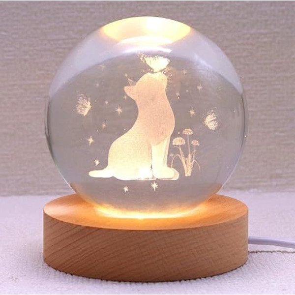 80 mm Cat Lamp, Cat Night Light for Children, Cat Gifts Girls, Remote Control, 16 Colour Changing, Dimmable, Christmas Gifts for Girls and Boys