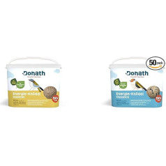 Donath Energy Dumplings Insects without Net - Fat Balls without Net - 100 g per Dumpling 50 Bucket & Donath Energy Dumplings Classic without Net - Fat Balls without Net - 100 g per Piece - 50 Bucket