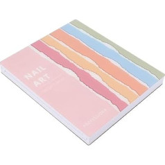 Nail Gel Colour Display Book, 95 Colours, Magnetic Closure for Easy Comparison, Display Finished Nail Art Design, Ideal for Nail Art Salon