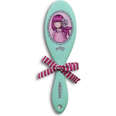Santoro Gorjuss Cherry Blossom Collection Girls Hair Brush Turquoise