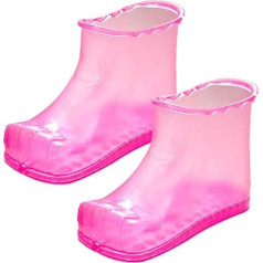 Foot Spa Soak Shoes, High-Density Massage Foot Bath Shoes, Portable Household Foot Soaker, Heatproof Foot Soaking Shoes, Foot Soaking Boots, Bath Foot Massager for Foot Relaxation