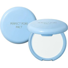 THESAEM Saemmul Perfect Pore Pact - Sebum Control Makeup Pressed Powder Pact, Pore Minimisation, Vegetable Adjustment Powder to Absorb Sweat and Prevent Clumps, with Mirror and