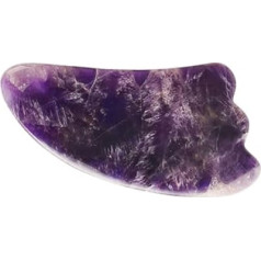 Beavorty 1 x Jade Massage Board Anti-Ageing Face Massager Face Massage Tool Lady Tools Scraping Board Made of Jade Natural Face Roller Purple Eye Roller