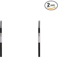 Maybelline New York Eyebrow Pencil, Brow Ultra Slim Liner, No.04 Medium Brown (Pack of 2)