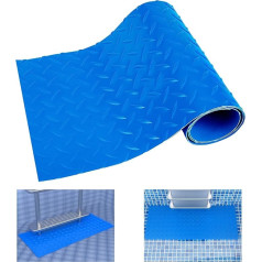 DECOHS Swimming Pool Ladder Mat - 9 x 35.4 inch, Non-Slip Pool Step Mat, Medium Swimming Pool Mat, Safety Liner for Swimming Pool Liner and Stairs