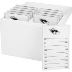 Eyelash Storage Box, 10 Layers Eyelash Extension Storage Box, Acrylic False Eyelashes, Makeup Organiser Holder, Make-Up Cosmetic Case Finishing Eyelash Extension Work
