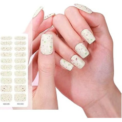 Halb Ausgehärtete Gele Nagelaufkleber Nagellackstreifen Koreanischer Stil Gele Nagelstreifen Nagelkunstdekorationen Für Partys