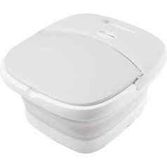 BEBEMOKO 1 x White Foot Bath Basin, Creative Foot Sock Bucket for Home Spa Relaxation and Calming Foot Care, Ideal Foot Spa Bowl for Tired Feet