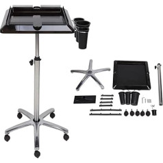 Hair Extension Trolley for Wigs, Hair Extension Tool Trolley, Adjust the Height of the Mobile Hairdressing Trolley, Hairdressing Tool Holder