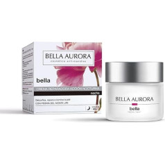 Bella Aurora Crema de Noche Anti-Arrugas Mujer 40+ Años, 50 ml | Anti-Edad y Anti-Manchas | Tratamiento Facial Hidratante | Bella
