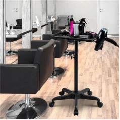 YNAADYH Hairdressing trolley, salon, hairdresser, work trolley, hairdressing trolley, cosmetic trolley, operating trolley, aluminium cart