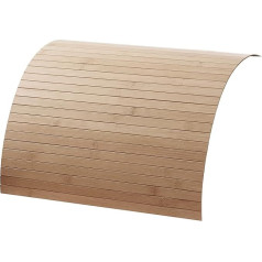 De-Commerce Couch Wooden Shelf Made of Bamboo, Sofa Tray on Non-Slip Latex, Flexible Tray Shelf Sofa for More Tidy and Cleanliness, Couch Tray for Armrest, Taupe, 40 x 60 cm