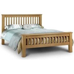 ‎Julian Bowen Julian Bowen Amsterdam High Foot End Bed - Oak - Super King - Beige