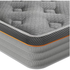 Good Nite Hybrid Double Foam Mattress, Grey, Double