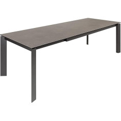 riess-ambiente.de Extendable Dining Table X7 180-240 cm Anthracite Ceramic Top Modern Design