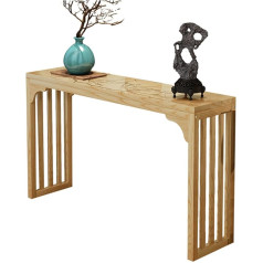 Narrow Long Sofa Table Behind Couch -FYongShu, Narrow Console Table Entryway Table Coffee Table, Wood Corner Table, Durable End Table, Home Storage Display Table, Balcony Plan (Size: 80 x 30 x 85 cm,