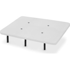 Hogar24 Es Padded Base with Perspiration Valves | White | Includes 6 Feet of 26 cm | Dimensions: 105 x 190 cm