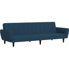 Gecheer Sofa Bed 2-Seater Double Sofa Bed Guest Bed Couch Sofa Day Bed Seating Furniture Upholstered Bench Sofa Bed Upholstered Sofa Folding Sofa Lounge Sofa Living Room Sofa Lounge Bed Couch Blue
