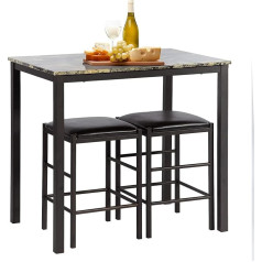 Dining Table Dining Table Marble Rectangular Breakfast Wooden Dining Table Table and Chair for 2