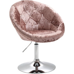 Svita Havana Swivel Chair, Lounge Club Chair, Fabric, Faux Leather, Velvet Cocktail Chair, Retro