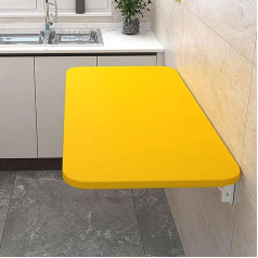Generisch Klappbarer Schreibtisch zur Wandmontage, platzsparend, für kleine Räume, Waschküche, Küche und Esszimmer, kompakte schwebende Schreibtischlösung