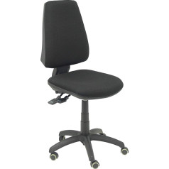 Piqueras Y Crespo Piqueras and Crespo 14S – Ergonomic Office Chair with Synchro Mechanism, Wheels of Parquet, Fabric Bali Black