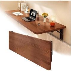 Generisch Wooden Folding Wall Desk, Wall Mounted Folding Table, Space Saving Floating Laptop Desk, Wall Mounted Folding Table, Folding Table