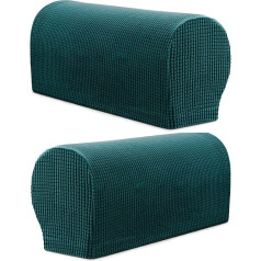 ‎Pbiehsr PBIEHSR Armrest Covers, Stretch Armchair Couch Armrest Chair Covers for Furniture Protection, Non-Slip Sofa Chair Armrests, Spandex Polyester Slipcovers, Set of 2 (Turquoise)