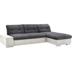 Cavadore Palisa Corner Sofa with Long Chair Right / Upholstered Corner with Headboard Adjustment