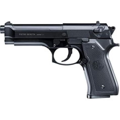 Beretta Airsoft M92 FS Metal Slide 0.5 Airsoft Pistol, Black, One Size
