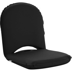 BonVivo Easy Smart Practical Multi-Angle Floor Chair, Portable Floor Seat Cushion with Adjustable Backrest, Folding Chair with Waterproof Cover, Ideal for Indoor and Outdoor Floor Chair