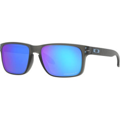 Oakley Unisex Holbrook Sunglasses, Smoke Grey Opal/Prizm Sapphire