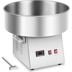 Royal Catering RCZK-1030-W Professional Cotton Candy Machine (1030 W, 1 Portion / 30 s, Diameter 52 cm, Stainless Steel)