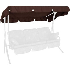 Angerer 808/10 Sun Canopy for Swinging Hammock Polyacrylic Brown 210 x 145 x 1 cm