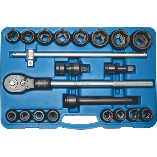 SW-Steel Impact-Socket Set, Chromium-Molybdenum, 07605L