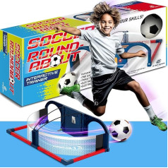 E-JET Football Toy for 6 7 8 9 10 Years, Sports Fun for Garden Indoor Outdoor, Football Exercise Games Gifts for Boys Girls