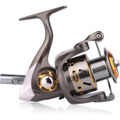 12+1BB Aluminum Spool Left Right Folding Handle Feeder Fishing Line Reels Wheel Spinning Fishing Reel