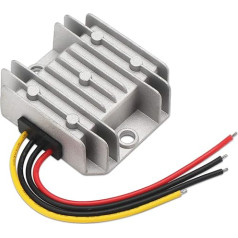 24v to 12v DC Converter, DROK DC-DC Waterproof Golf Cart Voltage Reducer Regulator 15-35V 24V to 12V Buck Volt Converter Module5A 60W Step-down Power Supply Transformer