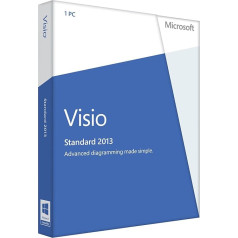 Microsoft Visio Standard 2013 - 1PC (Product Key Card ohne Datenträger)