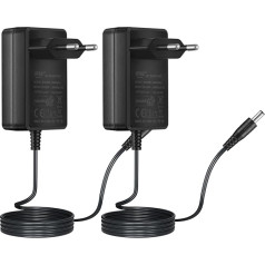 Security-01 Pack of 2 AC to DC 12 V 1.5 A Power Adapter Plug 5.5 mm x 2.1 mm for CCTV Camera LED String Light