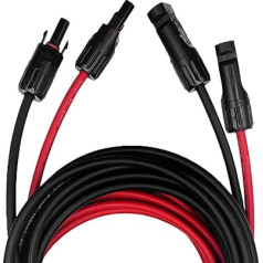 Offgridtec Solar Cable Extension Cable PV Plug to PV Plug 6 mm² 7 m Red/Black