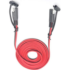 Dongge SAE Extension Cable, SAE to SAE Extension Cable, SAE Quick Connect Connection Cable for Motorcycles, Cars, Solar Cells 16AWG 15A, 3 m