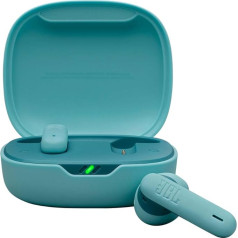 JBL Wave Flex 2 Wireless Bluetooth In-Ear Headphones with 40 Hours Playback Time, JBL Pure Bass Sound, Smart Ambient Technology, IP54 Water and Dust Proof, Multipoint Connection, Blue