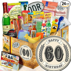 60th Birthday / 24-Piece DDR Package / Ideas Gift Friend