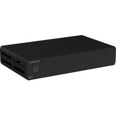 Topping B100 Pure Mono Power Amplifier - 100W Output Power BAL/SE Input 3 Gain 151dB SNR and DNR AMP with 12V Trigger (Black)