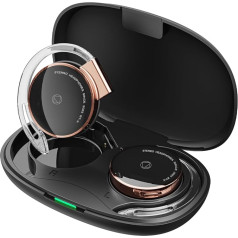 BEVCEFCC On-Ear Headphones with 4 Microphones, Wireless Over Ear Headphones Bluetooth 5.3, Sports Headphones Clip On Headphones, 40 Hours Wireless Headphones, Open Ear Headphones Wireless