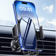 Miracase [Upgraded-2nd Generation] Universal Car Phone Holder, Air Vent Phone Holder, Compatible with iPhone 14 Series/14 Pro Max/13 Series/12 Series/11 and All Phones
